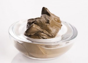 Dead Sea mud in a bowl